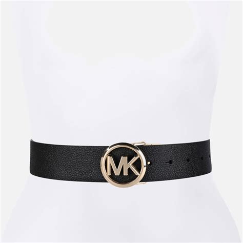 Michael Kors Pebble Leather Reversible Belt 